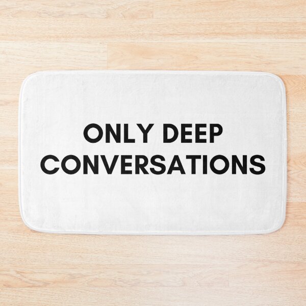 Item preview, ONLY DEEP CONVERSATIONS. We Are The Universe designed and sold by AlfaEcho.