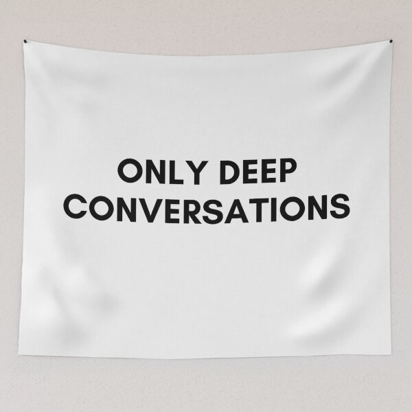 Item preview, ONLY DEEP CONVERSATIONS. We Are The Universe designed and sold by AlfaEcho.