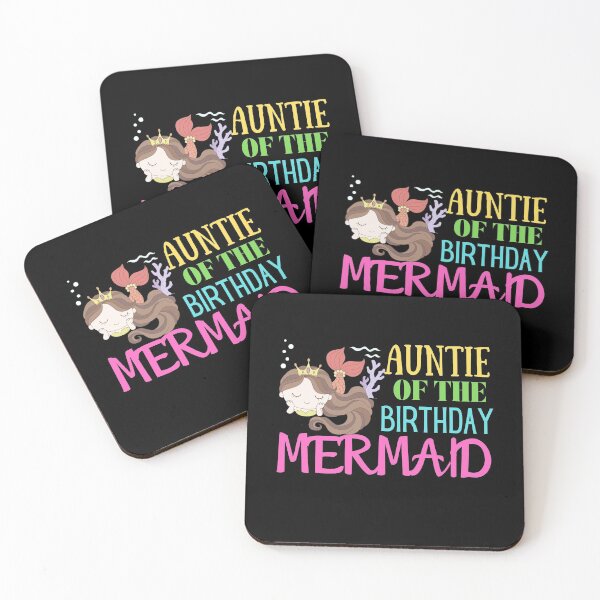 Item preview, auntie of the birthday mermaid designed and sold by TThousand.
