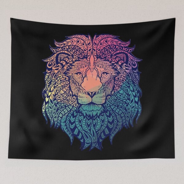 Item preview, Mandala Boho Style Lion. designed and sold by freeArt10.