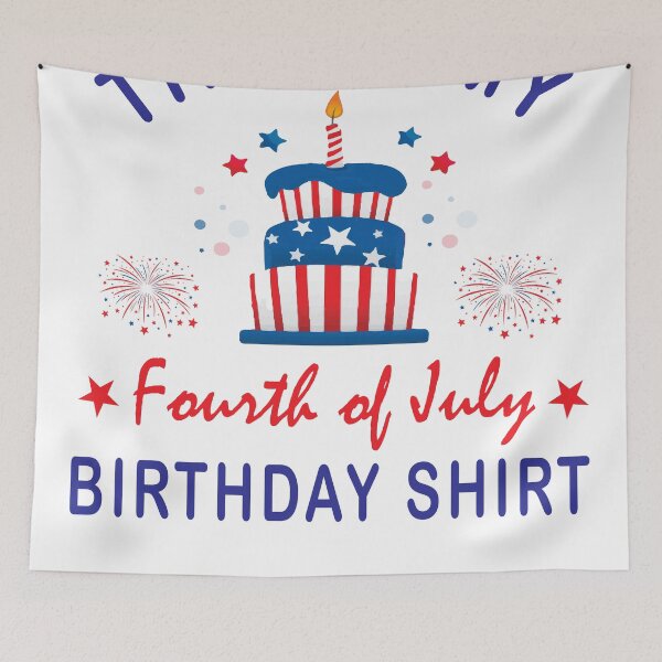 Item preview, This is my Fourth of july Birthday shirt with cake and fireworks designed and sold by cartyourchoice.