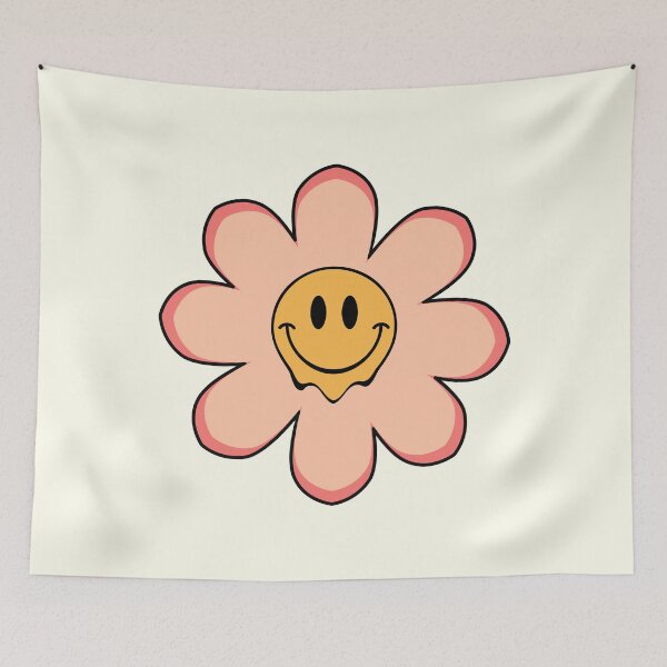 Item preview, Smiley Drip Flower designed and sold by fashioncancer.