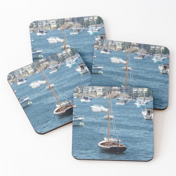 Item preview, Sail Boats View from the Marblehead Lighthouse designed and sold by MaritzaGoodIdea.