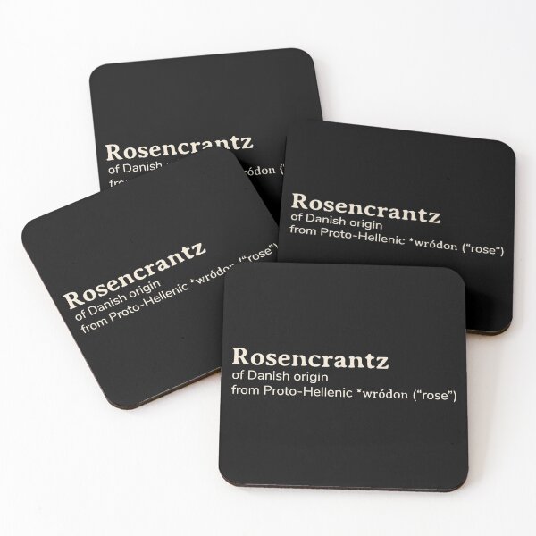 Item preview, Rosencrantz name etymology designed and sold by YourNameStory.