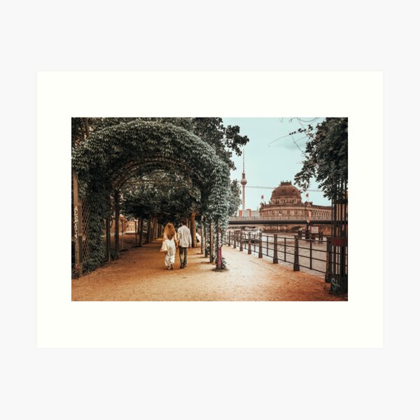 Postcards from Berlin #17 (Bummel an der Spree) Art Print