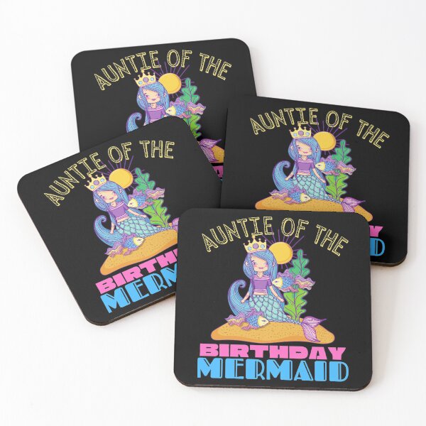 Item preview, auntie of the birthday mermaid designed and sold by TThousand.