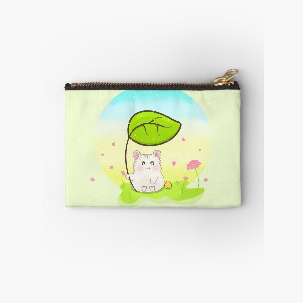 Item preview, Cute hamster and chick under a leaf designed and sold by Shalu  Elysian.