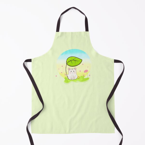 Item preview, Cute hamster and chick under a leaf designed and sold by Shalu Elysian.