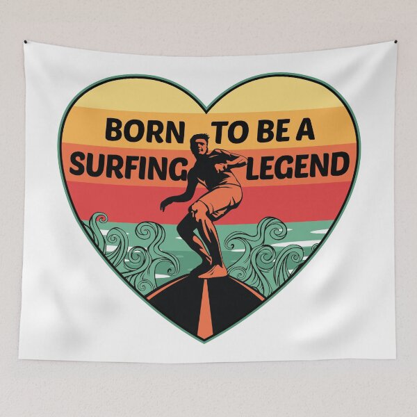 Item preview, Born To Be a Surfing Legend designed and sold by VanderX.