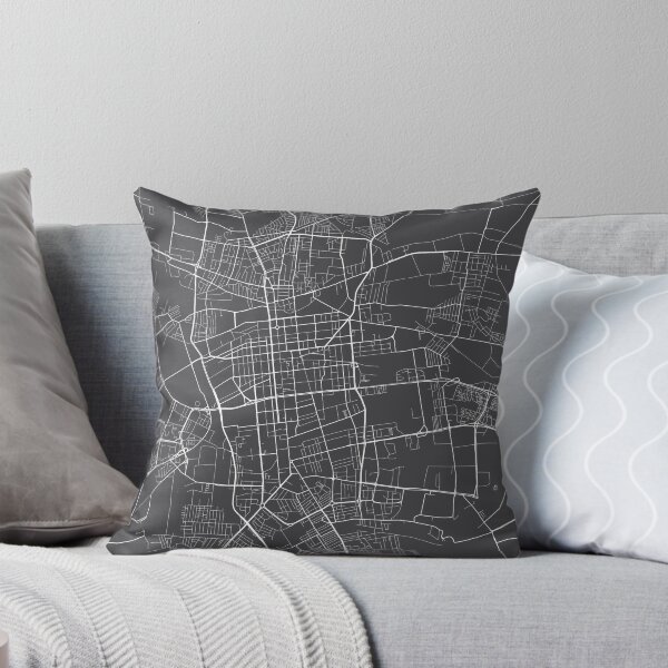 Item preview, Lodz Map, Poland - Gray designed and sold by MainStreetMaps.