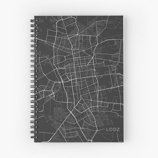 Item preview, Lodz Map, Poland - Gray designed and sold by MainStreetMaps.