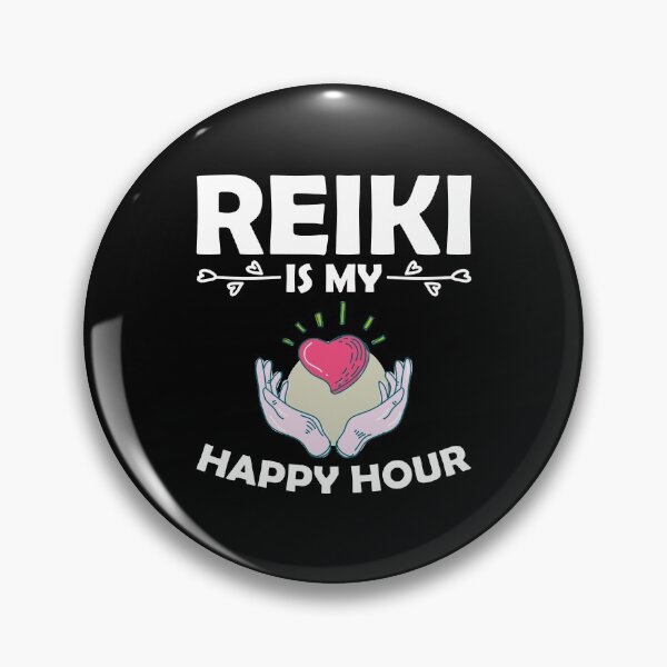 Item preview, Reiki Is My Happy Hour Reiki Healing Energy Meditation designed and sold by Nessshirts.