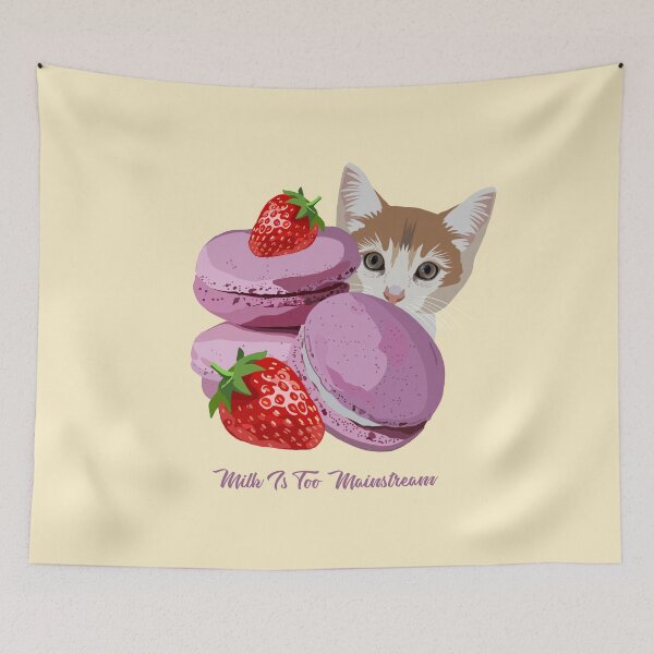 Item preview, Best days are meowdays Macarons cat designed and sold by smoochugs.