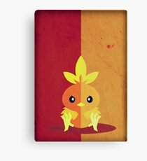 Pokemon - Torchic #255 Canvas Print