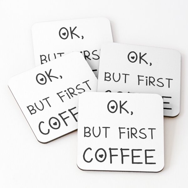 Item preview, Ok, but first coffee designed and sold by Tchevu.