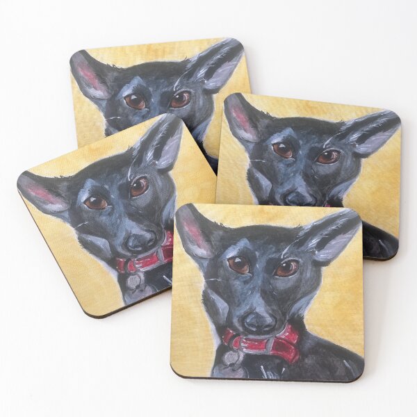 Item preview, Black dog designed and sold by MilenaKuczalek.