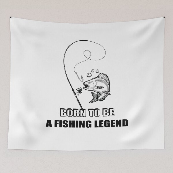Item preview, Born To Be A Fishing Legend  designed and sold by AstroShop1.