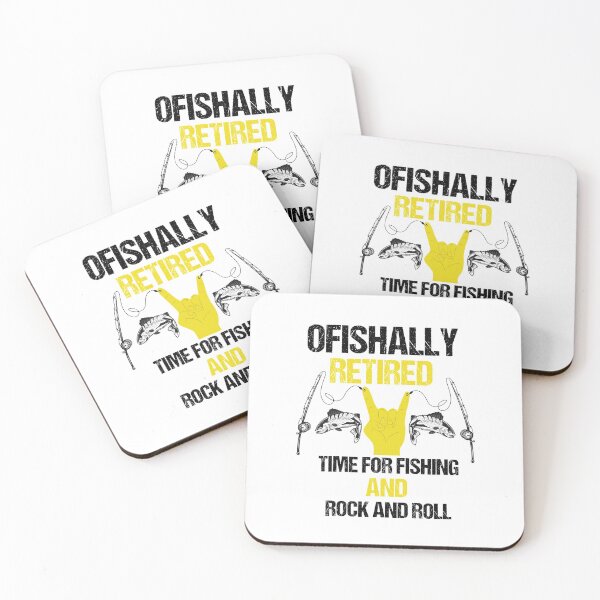 Item preview, Ofishally Retired Time For Fishing And Rock And Roll designed and sold by imaneless.
