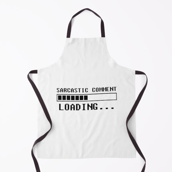 Proficient In 3 Languages English Sarcasm Funny Novelty Apron Kitchen Cooking 