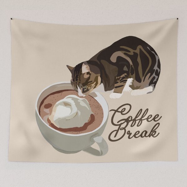 Item preview, Coffee Cat  designed and sold by smoochugs.