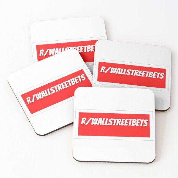 Item preview, r/WallStreet Bets - red box designed and sold by WallStreet Arts.