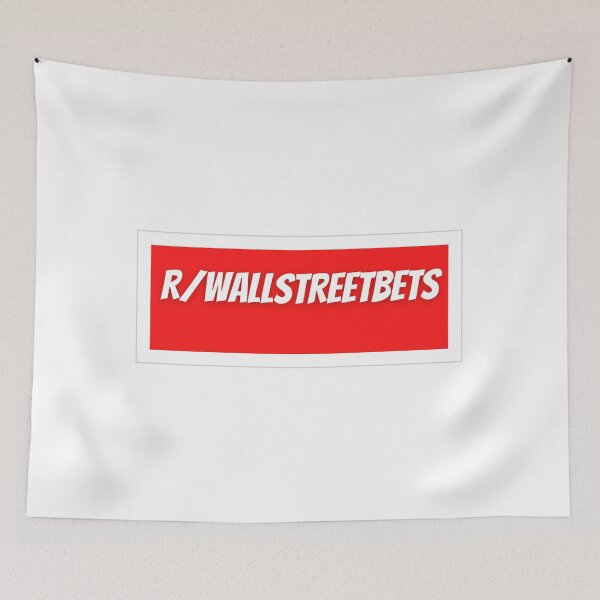 Item preview, r/WallStreet Bets - red box designed and sold by WallStreet Arts.