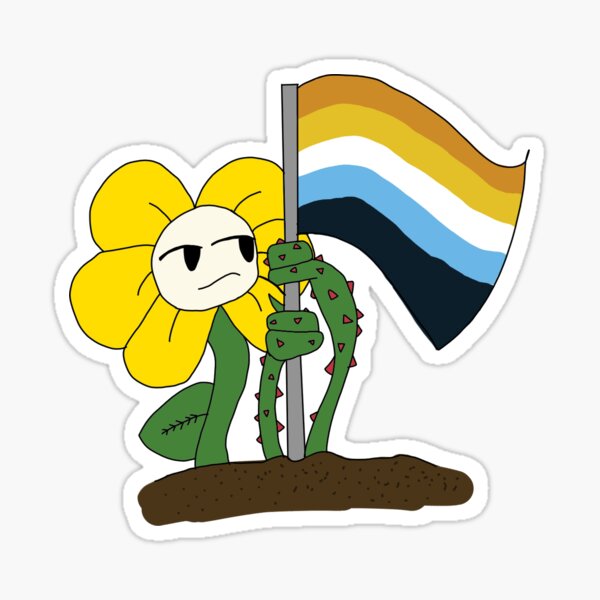 Flowey Sticker by Poulpimoune