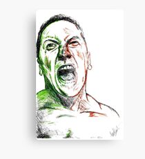 Jimmie Saffar Drawn as The Incredible Hulk Metal Print