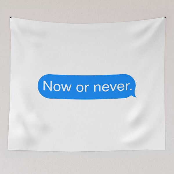Item preview, Now or never designed and sold by Magdy Store.