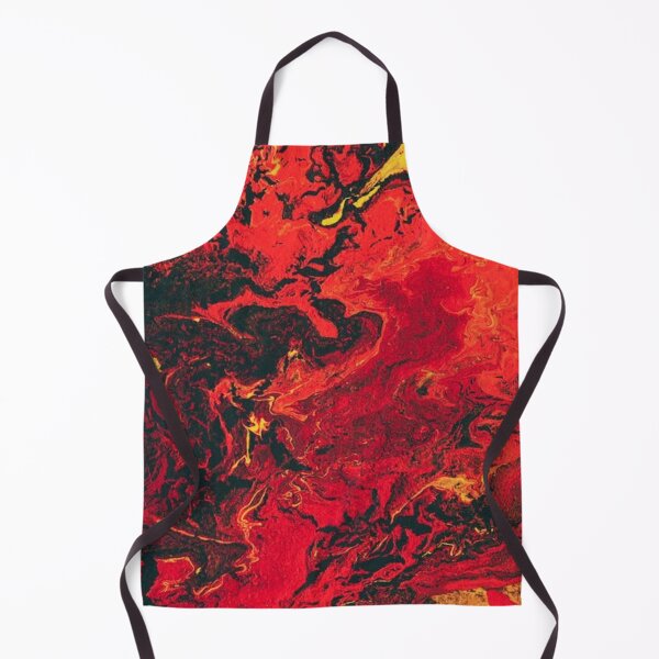 Item preview, Red acrylic paint pour - art print designed and sold by WallStreet Arts.