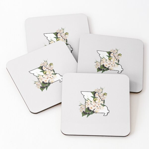 Item preview, Missouri State Outline with  Crataegus Punctata Flower designed and sold by girljohnny.