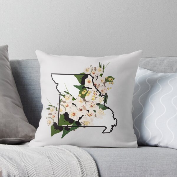 Item preview, Missouri State Outline with  Crataegus Punctata Flower designed and sold by girljohnny.