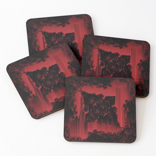 Item preview, Red Leaves Abstract / la vie en rose designed and sold by StokedUpArt.