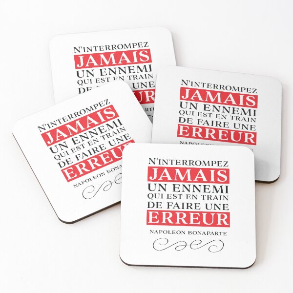 Item preview, Napoleon Bonaparte Strategic Advice French Quote designed and sold by AntiqueImages.