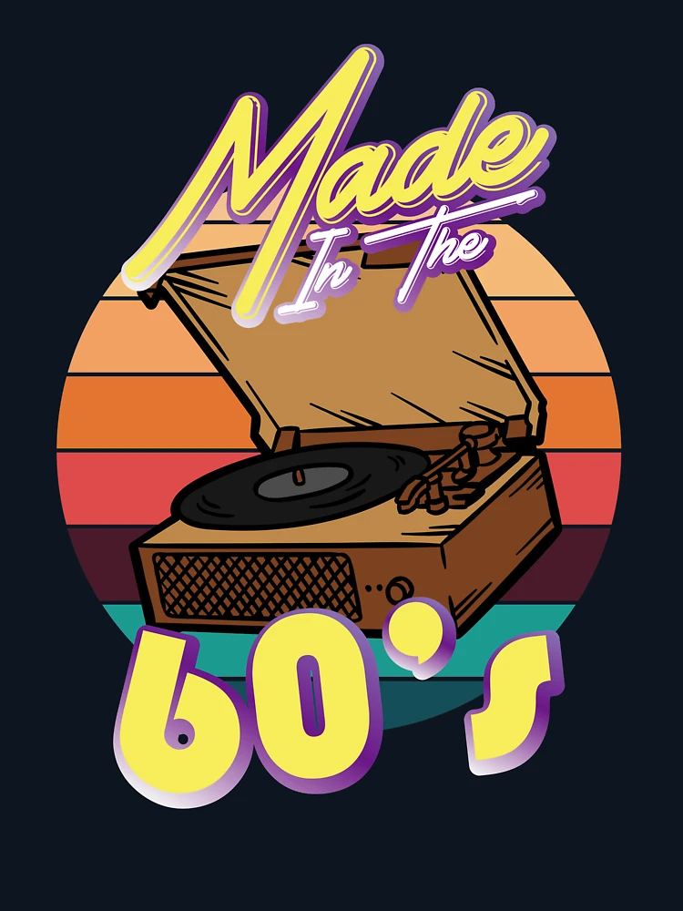 Thumbnail 6 von 6, Leichter Pullover, Made In The 60's Retro Sixties Child Record Born In 60's Gear designt und verkauft von DynamicDesign.