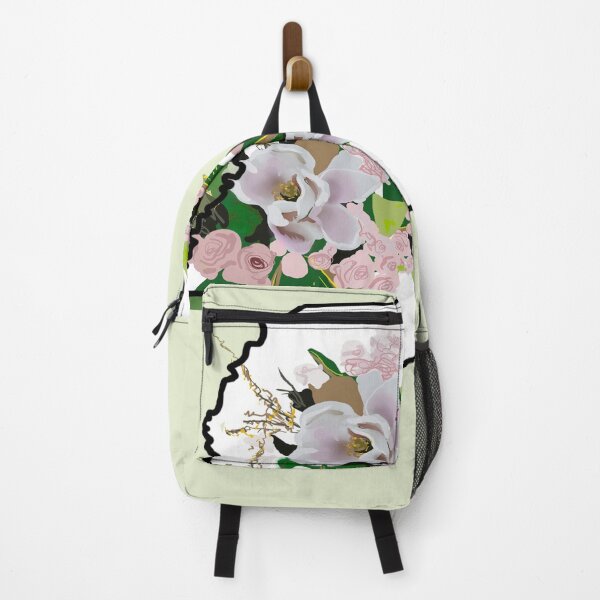Item preview, Mississippi State Outline with Magnolia Flower designed and sold by girljohnny.