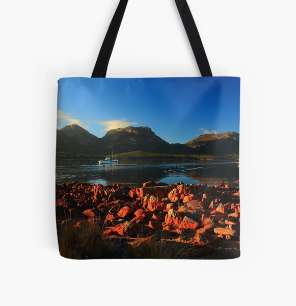 perfect hazard. coles bay, freycinet, tasmania. All Over Print Tote Bag
