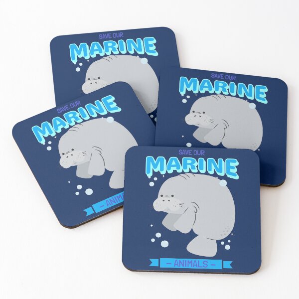 Item preview, Save our Marine Animals #3 Manatee designed and sold by Hypnotees.