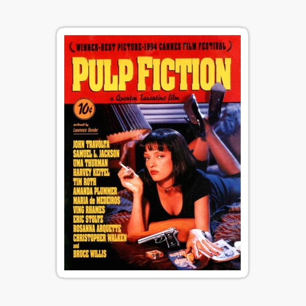 Pulp fiction Sticker