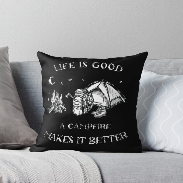 Item preview, Life Is - Good - Campfire, Camping Outdoors designed and sold by Shirt-Designs.