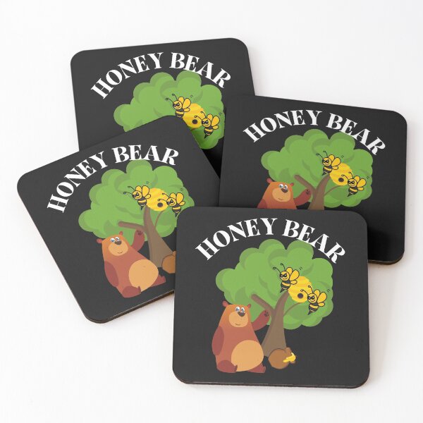 Item preview, HONEY BEAR, HONEYPOT, BEAR MEME, GRIZZLY, POOH BEAR, BEE FRIENDS, designed and sold by R B Chrystal.