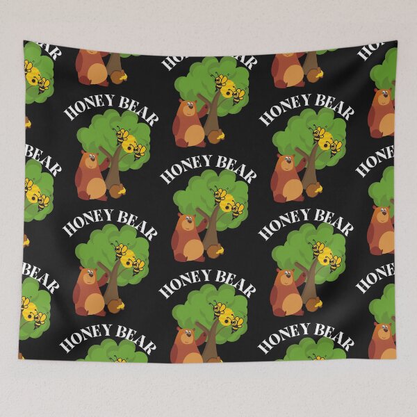 Item preview, HONEY BEAR, HONEYPOT, BEAR MEME, GRIZZLY, POOH BEAR, BEE FRIENDS, designed and sold by R B Chrystal.