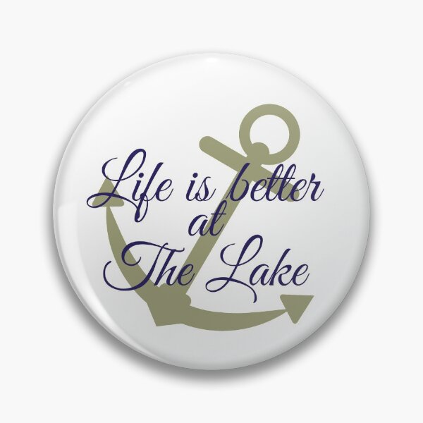 Item preview, Life is Better at the Lake designed and sold by NerdGrrl.