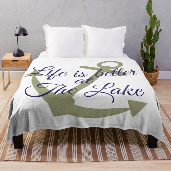Item preview, Life is Better at the Lake designed and sold by NerdGrrl.