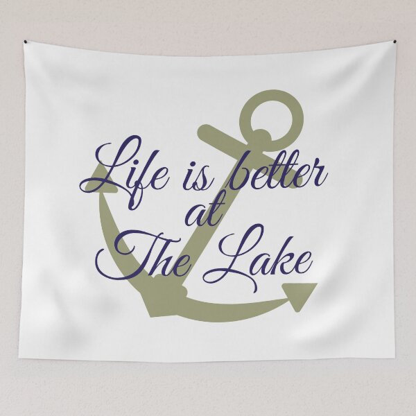 Item preview, Life is Better at the Lake designed and sold by NerdGrrl.