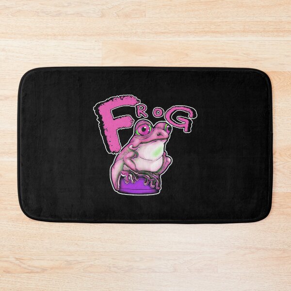 Item preview, Cute, pink frog on a bottle cap designed and sold by iduzarts.