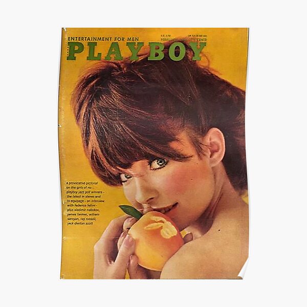 Vintage Playboy Covers febrero de 1966 Póster