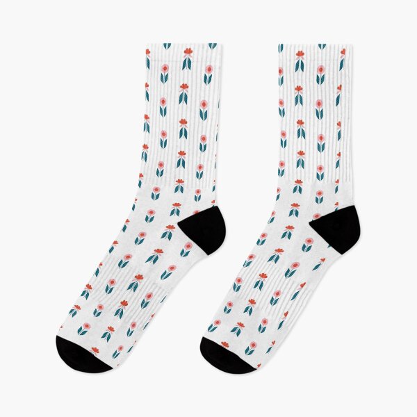 Item preview, Scandinavian floral pattern with abstract flowers designed and sold by GarikProst.