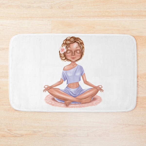 Item preview, A yogi girl meditates. For blondes. designed and sold by NataHarmony.