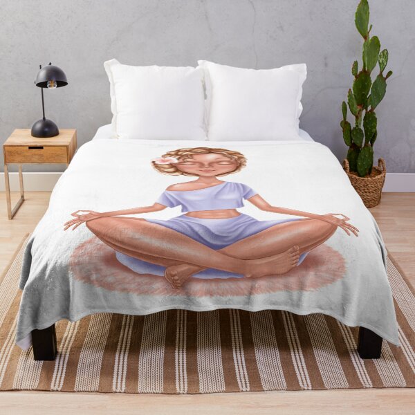 Item preview, A yogi girl meditates. For blondes. designed and sold by NataHarmony.